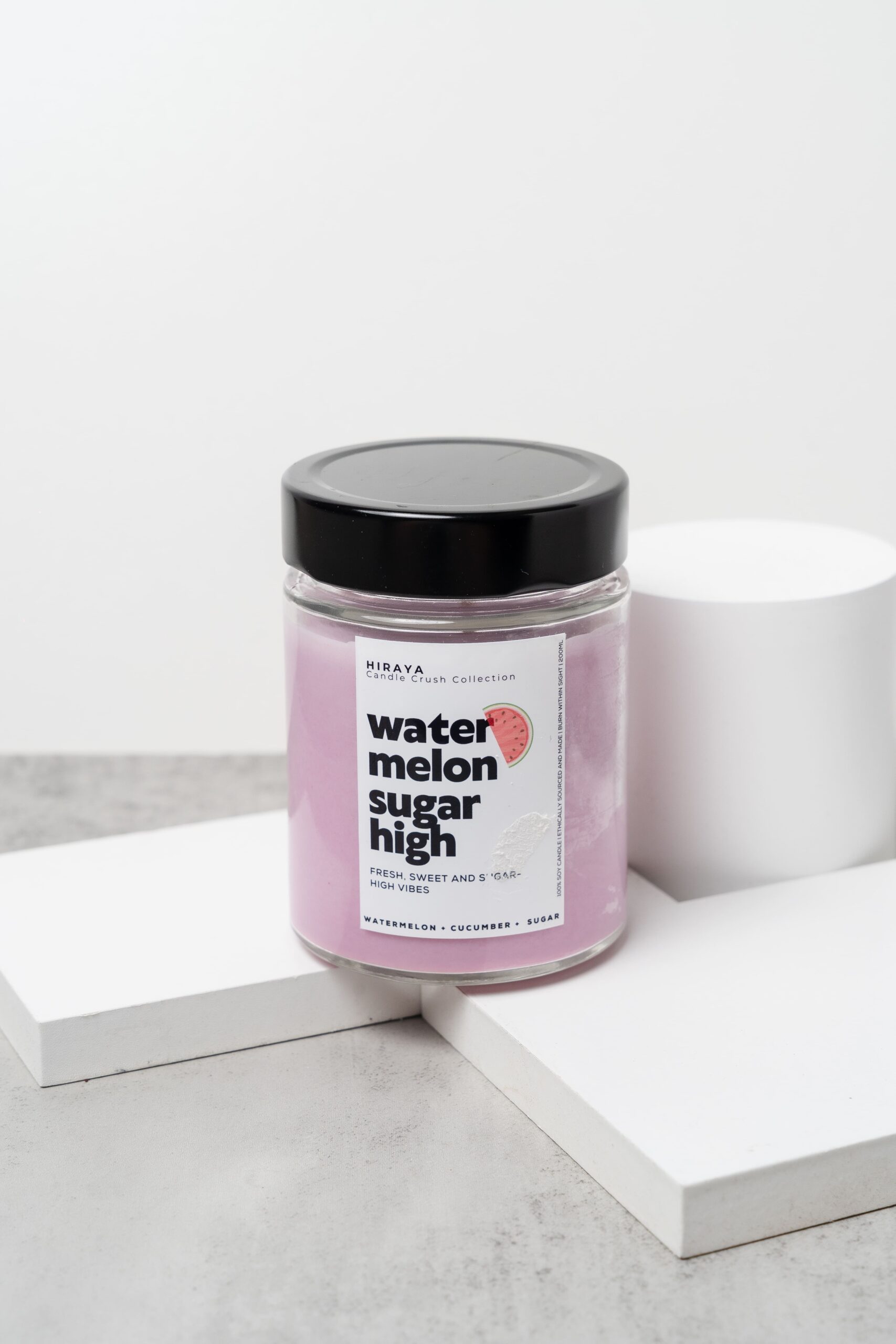 Front view of the Berry Much in Love candle with its pink berry‑inspired label and 280ml jar.