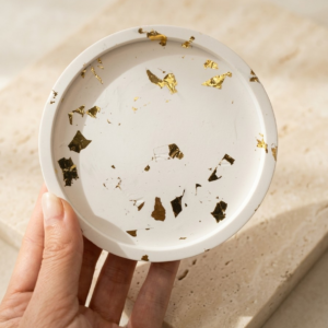 Round Candle Dish