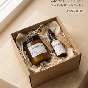 Comforting candle 150ML jar with 30ML comforting fragrance oil in gift box