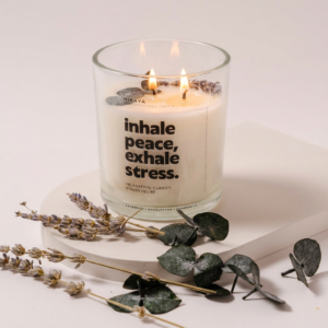 Inhale Peace, Exhale Stress (Double-Wick | Coconut-Soy Blend)